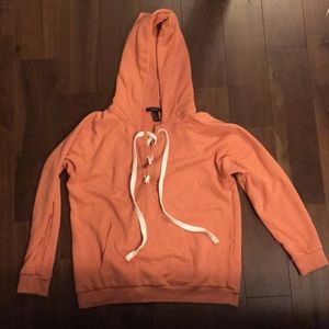 Coral v neck sweater size small